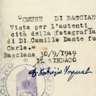 Basciano, Anno 1949 ca. - Collezione Carlo Di Camillo