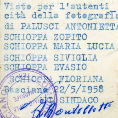 Basciano, Anno 1958 ca. - Collezione Carlo Di Camillo